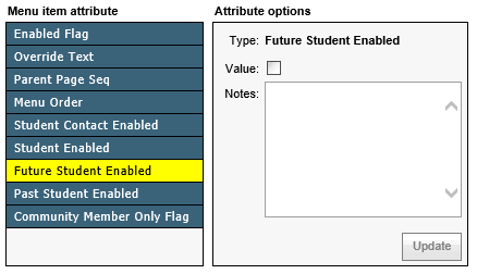 Configuration - FutureStudentEnabled attribute (Community Portal)