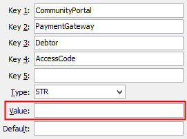 Configuration File Maintenance - AccessCode