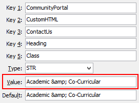 Configuration File Maintenance - ContactUsHeadingClasses setting (value cutdown, portal)