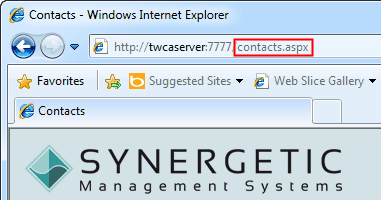 Configuration File Maintenance - ContactUsURL setting (URL highlight, portal)