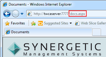 Configuration File Maintenance - DocsURL setting (URL highlight, portal)