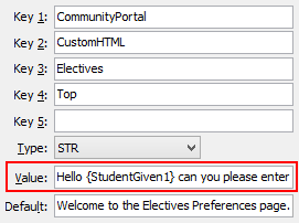 Configuration file maintenance - SportsTop configuration setting