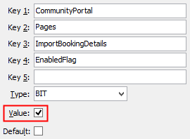 Configuration File Maintenance - ImportObject,EnabledFlag configuration setting