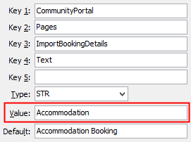 Configuration File Maintenance - ImportObject,Text configuration setting