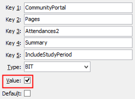 Configuration File Maintenance - IncludeStudyPeriod configuration setting