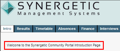 Configuration File Maintenance - IntroTop setting (online cutdown, portal)