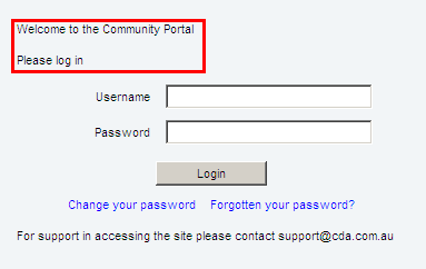 Configuration File Maintenance - LoginTop setting (online cutdown, portal)
