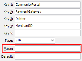Configuration File Maintenance - MerchantID