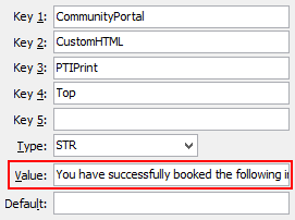 Configuration File Maintenance - PTIPrintTop setting (value cutdown, portal)