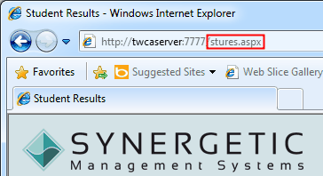 Configuration File Maintenance - ResultsURL setting (URL highlight, portal)