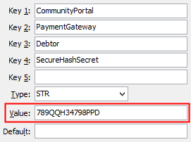Configuration File Maintenance - SecureHashSecret