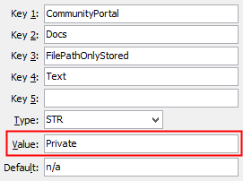 Configuration file maintenance - ShowFilePathOnlyText setting (value cutdown, portal)
