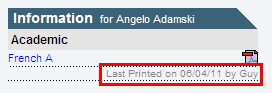 Configuration File Maintenance - ShowReportLastPrintedDateFlag setting (online cutdown, portal)