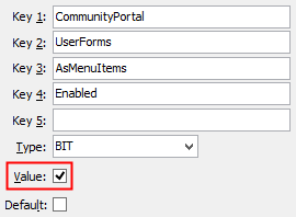 Configuration File Maintenance - UserForms - AsMenuItems
