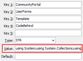 Configuration File Maintenance - UserForms - CodeBehind