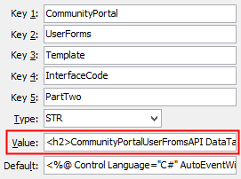 Configuration File Maintenance - UserForms - InterfaceCode - PartTwo