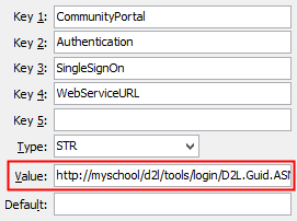 Configuration File Maintenance - WebServiceURL setting (value cutdown, portal)