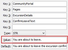 ConfirmLeaveText configuration setting (portal)