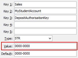 DepositAuthorisationKey configuration setting