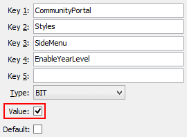 EnableYearLevel configuration setting
