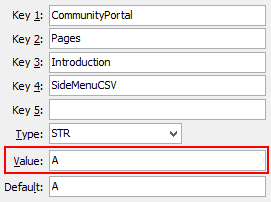 Introduction SideMenuCSV configuration setting