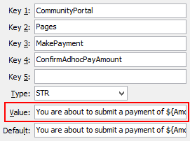 MakePayment - ConfirmAdhocPayAmount configuration setting