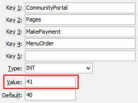 MakePayment - MenuOrder configuration setting