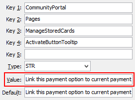 ManageStoredCards - ActivateButtonTooltip configuration setting