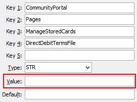 ManageStoredCards - DirectDebitTermsFile configuration setting