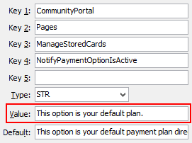 ManageStoredCards - NotifyPaymentOptionIsActive configuration setting