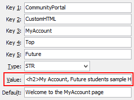 Top - Future configuration setting