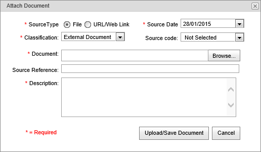 Add Document window (synweb, IE look)