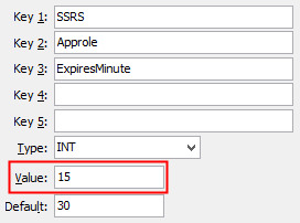 Approle ExpiresMinute configuration setting