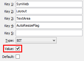 AutoResizeFlag configuration setting