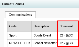 Community Maintenance - Current Comms bar (synweb, what's new)
