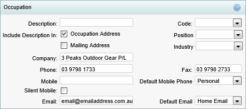 Community Maintenance - Occupation bar (synweb)