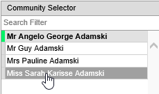 Community Selector (synweb, wn66)