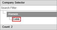 Company selector (Cadet Maintenance, platoon, synweb)