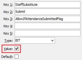 Configuration File Maintenance - AllowIfAttendanceSubmitedFlag configuration setting