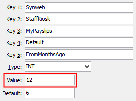 Configuration File Maintenance - FromMonthsAgo configuration setting