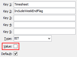 Configuration File Maintenance - IncludeWeekEndFlag configuration setting