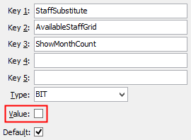 Configuration File Maintenance - ShowMonthCount configuration setting