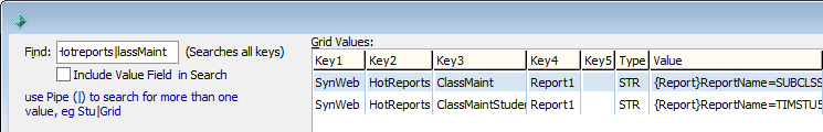 Configuration File Maintenance - Synweb HotReports Class