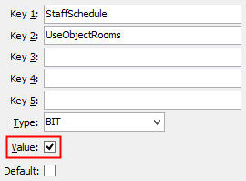 Configuration File Maintenance - UseObjectRooms