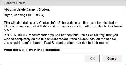 Confirm delete window (current students, synweb)
