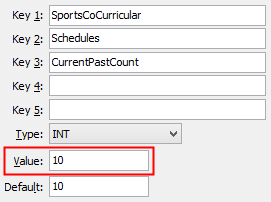 CurrentPastCount configuration setting