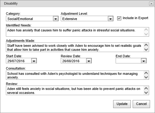 Disability window (edit, synweb)