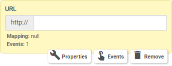 Element (selected, URL)