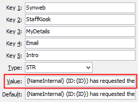 EmailIntro configuration setting