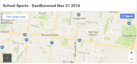 Google Maps dashboard tile